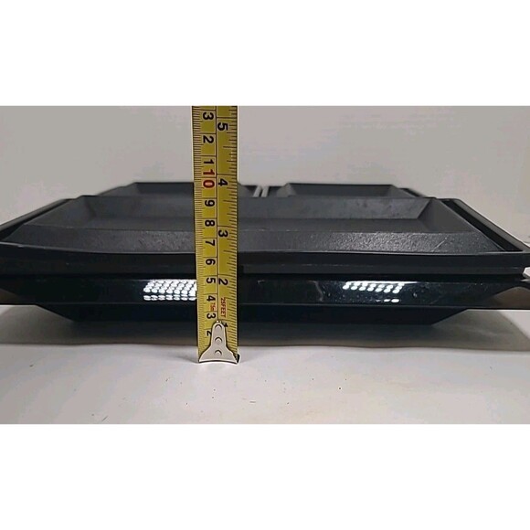 Complete Vintage Tupperware 1385 Smoke Black 7 PC Get Together Buffet Tray - Picture 7 of 12